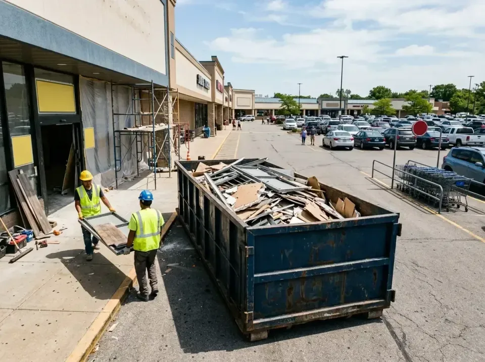 retail-store-renovation-debris-003 — frequently asked questions, Roll-off Dumpster Rentals in Peppermill Village, MD